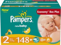 Photos - Nappies Pampers New Baby 2 / 148 pcs 