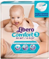 Photos - Nappies Libero Comfort 3 / 90 pcs 