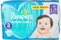 Photos - Nappies Pampers Active Baby 3 / 70 pcs 