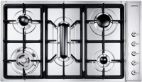 Photos - Hob Smeg SE93SGH3 stainless steel