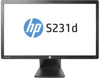 Photos - Monitor HP S231d 23 "  black