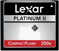 Photos - Memory Card Lexar Platinum II 200x CompactFlash 4 GB