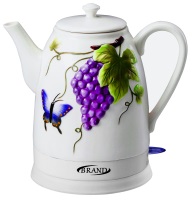 Photos - Electric Kettle Brand 402 1500 W 1.6 L  white