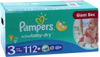 Photos - Nappies Pampers Active Baby-Dry 3 / 112 pcs 