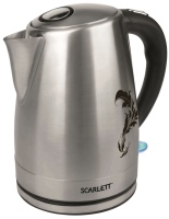 Photos - Electric Kettle Scarlett SC-EK21S02 2200 W 1.7 L  stainless steel