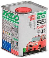 Photos - Engine Oil XADO Atomic Oil 10W-40 SL/CF 1 L