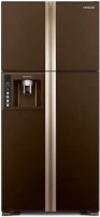 Photos - Fridge Hitachi R-W660PUC3 GBW brown