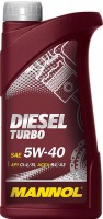 Photos - Engine Oil Mannol Diesel Turbo 5W-40 1 L