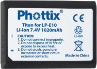 Photos - Camera Battery Phottix LP-E10 