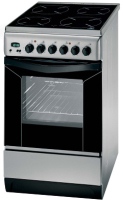 Photos - Cooker Indesit K 3C55 stainless steel