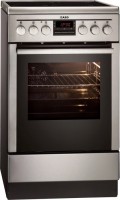 Photos - Cooker AEG 47745I9-MN stainless steel