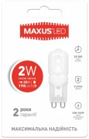 Photos - Light Bulb Maxus 1-LED-201 2W 3000K G9 