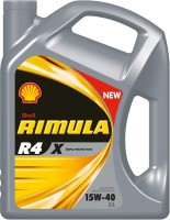 Engine Oil Shell Rimula R4 X 15W-40 5 L