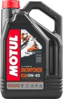 Photos - Engine Oil Motul Snowpower 4T 0W-40 4 L