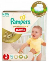 Photos - Nappies Pampers Premium Care Pants 3 / 56 pcs 