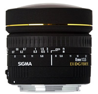 Photos - Camera Lens Sigma 8mm f/3.5 AF EX DG Circular Fisheye 