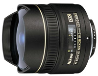 Camera Lens Nikon 10.5mm f/2.8G AF ED DX Fisheye-Nikkor 
