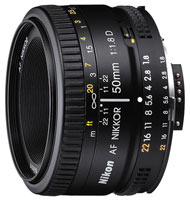 Camera Lens Nikon 50mm f/1.8D AF Nikkor 