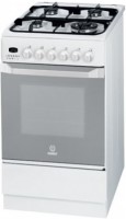Photos - Cooker Indesit KN 3T760SA W white
