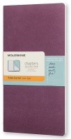 Photos - Notebook Moleskine Ruled Chapters Medium Slim Purple 