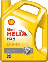 Photos - Engine Oil Shell Helix HX5 15W-40 4 L