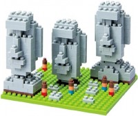 Construction Toy Nanoblock Moai Statues on Easter Island NBH-009 