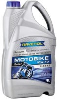 Photos - Engine Oil Ravenol Motobike 4-T Ester 10W-40 4 L