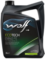 Photos - Engine Oil WOLF Ecotech 0W-40 FE 5 L