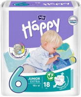 Photos - Nappies Bella Baby Happy Junior Extra 6 / 18 pcs 