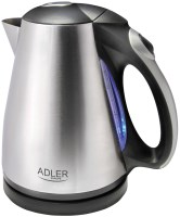 Photos - Electric Kettle Adler AD 1238 2000 W 1.8 L  stainless steel