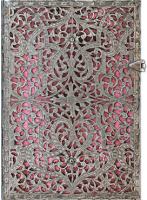 Photos - Notebook Paperblanks Silver Filigree Pink Middle 