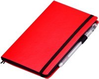 Photos - Notebook Julada Black Rainbow Mini Red 