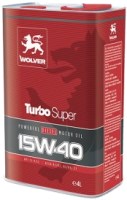 Photos - Engine Oil Wolver Turbo Super 15W-40 4 L