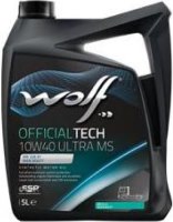 Photos - Engine Oil WOLF Officialtech 10W-40 Ultra MS 5 L