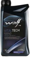 Photos - Engine Oil WOLF Vitaltech 5W-40 1 L