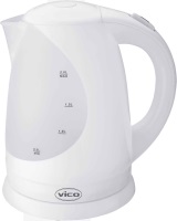 Photos - Electric Kettle Vico VC-PK2207 2200 W 2 L  white