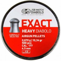 Photos - Ammunition JSB Diabolo Exact Heavy 4.5 mm 0.67 g 500 pcs 