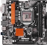 Photos - Motherboard ASRock H110M-DGS 