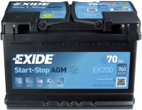 Car Battery Exide Start-Stop AGM (AGM EK700)