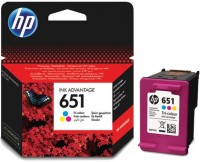 Ink & Toner Cartridge HP 651 C2P11AE 