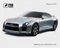 Photos - Mouse Pad Pod myshku Nissan GT-R 