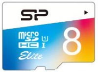 Memory Card Silicon Power Elite Color microSD UHS-1 Class 10 8 GB