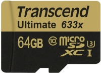 Photos - Memory Card Transcend Ultimate 633x microSD Class 10 UHS-I U3 32 GB