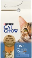 Photos - Cat Food Cat Chow Feline 3 in 1 Turkey/Pork  1.5 kg