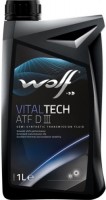 Photos - Gear Oil WOLF Vitaltech ATF DIII 1 L