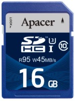 Photos - Memory Card Apacer SD UHS-I 95/45 Class 10 16 GB