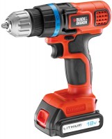 Photos - Drill / Screwdriver Black&Decker EGBL18KB 