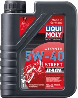 Engine Oil Liqui Moly Motorbike 4T Synth Street Race 5W-40 1 L