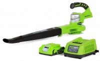 Photos - Leaf Blower Greenworks G24BLK2 2400007VA 