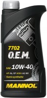 Photos - Engine Oil Mannol 7702 O.E.M. 10W-40 1 L